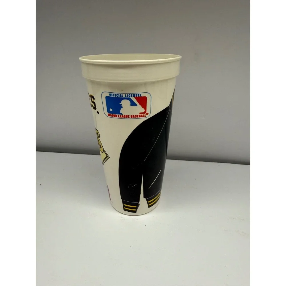 Vintage Pittsburgh Pirates ICEE Souvenir Cup MLB Baseball Dugout Jacket Graphic